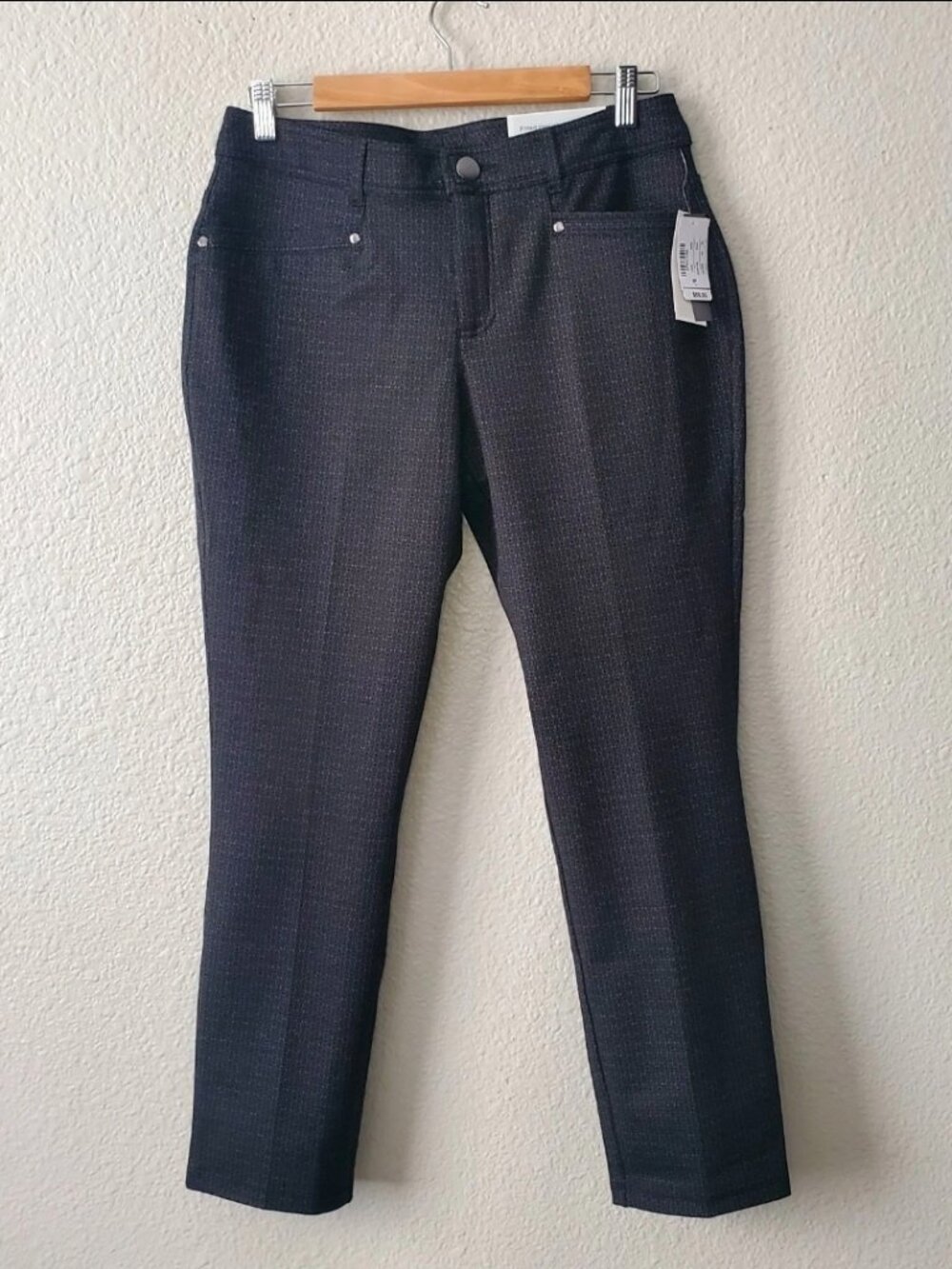 NWT Christopher And Banks Circle Design Mid Rise Tapered Size: 8 Petite